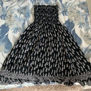 Black & white midi dress, in Medium